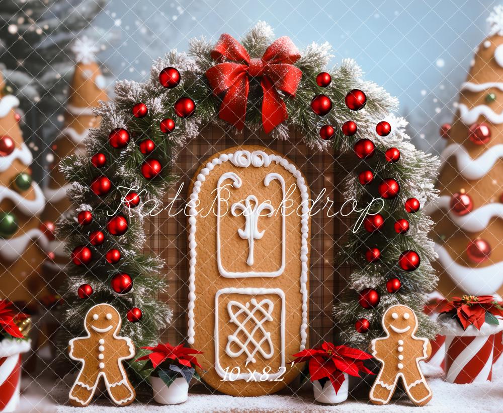 Kate Noël Biscuit Pain d'Épice Arche Toile de fond conçue par Mini MakeBelieve - Kate Backdrop FR