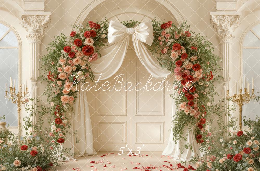 Kate Mariage Arche Fleurs Rideau Toile de fond conçue par Emetselch - Kate Backdrop FR