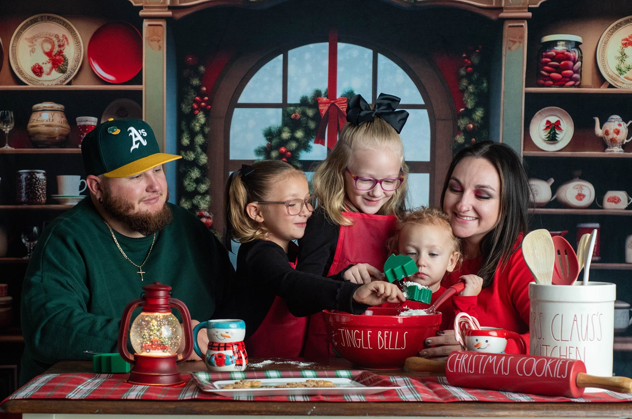 Kate Noël Vintage Armoire Cuisine Toile de fond conçu par Emetselch - Kate Backdrop FR