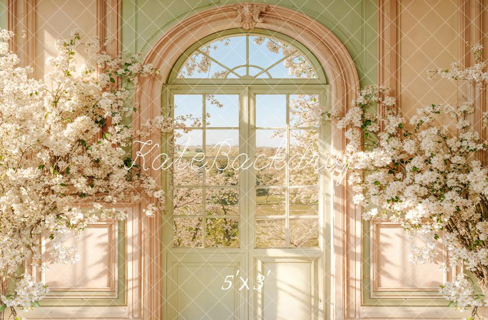 Kate Printemps Fleurs Arbre Porte Toile de fond conçue par Emetselch - Kate Backdrop FR
