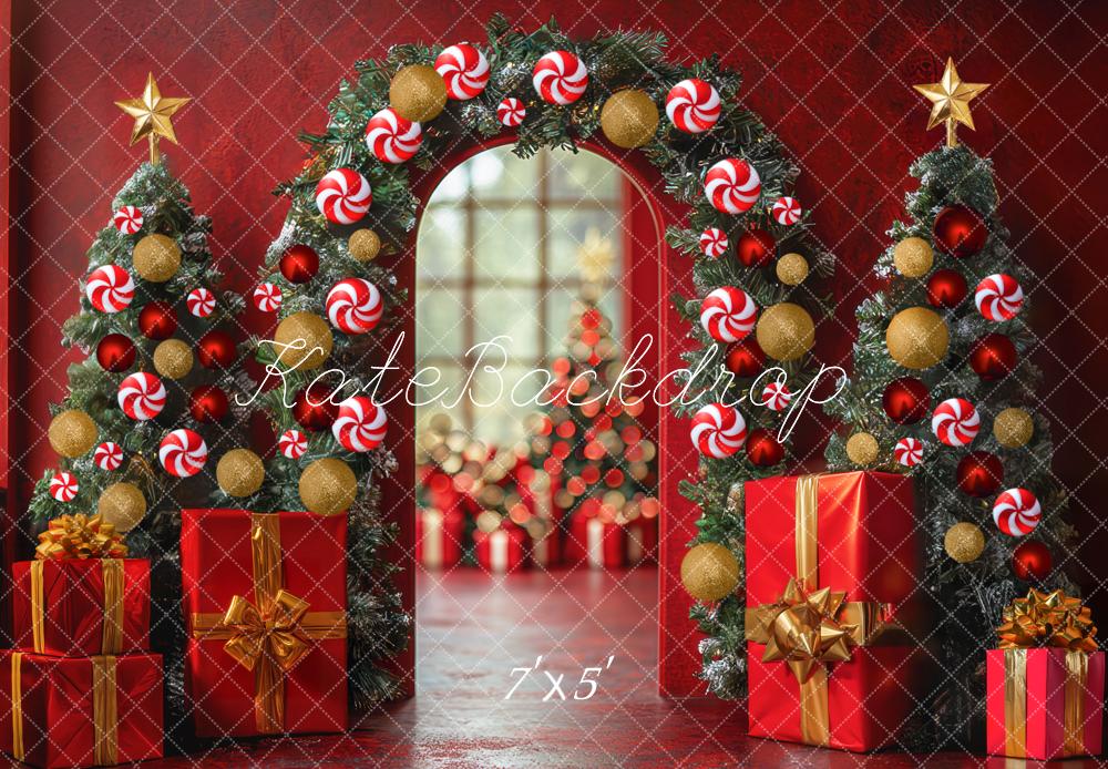 Kate Noël Arche Bonbons Cadeaux Toile de fond conçue par Mini MakeBelieve - Kate Backdrop FR