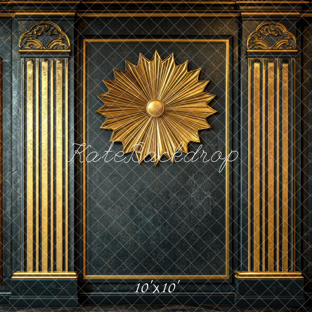 Kate Gatsby Mur Doré Art Déco Toile de fond conçue par Mini MakeBelieve - Kate Backdrop FR