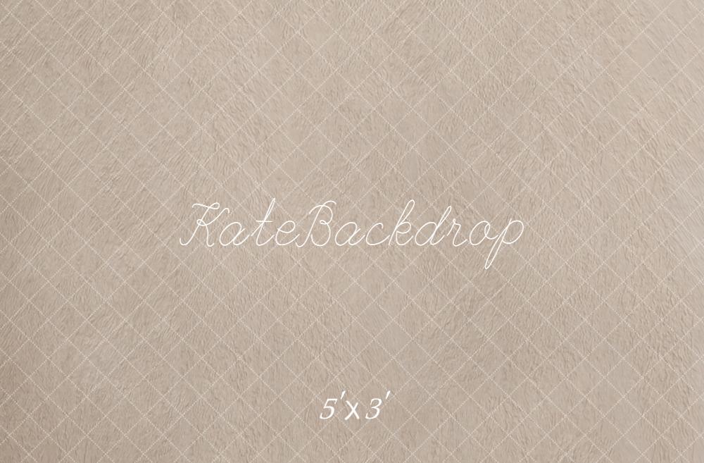 Kate Beige Quadrillage Texture Toile de fond conçue par Emetselch - Kate Backdrop FR