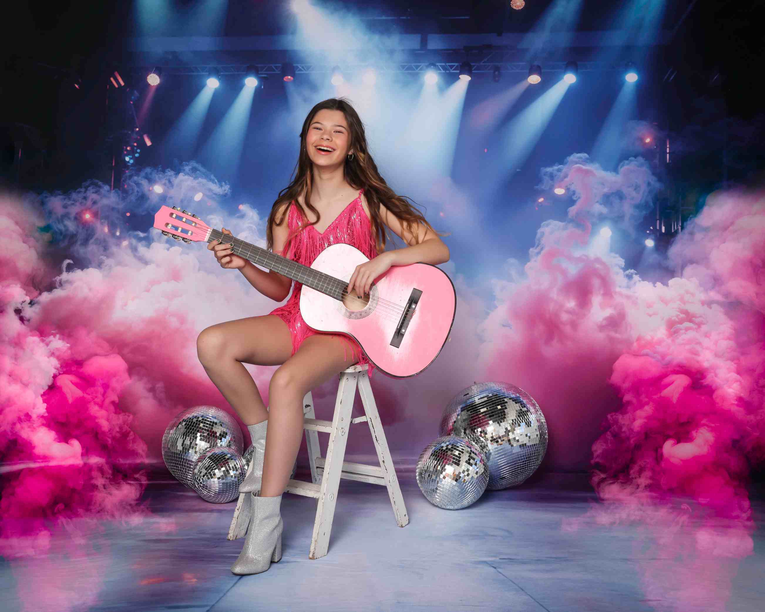 Kate Rose Fumée Scène Lumière Toile de fond conçue par Emetselch - Kate Backdrop FR