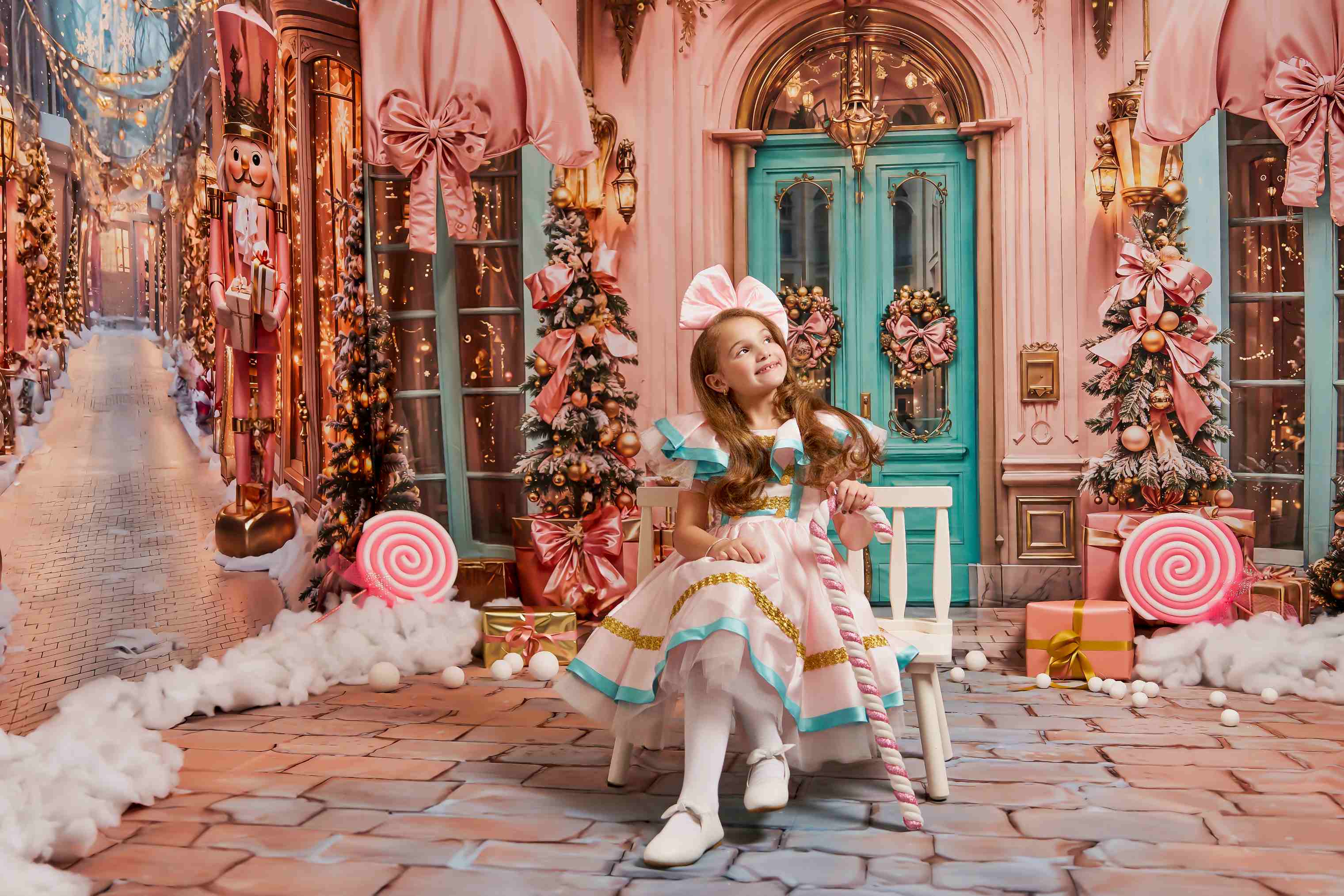 Kate Noël Rue Boutique Casse-Noisette Lumière Ensemble de chambre - Kate Backdrop FR