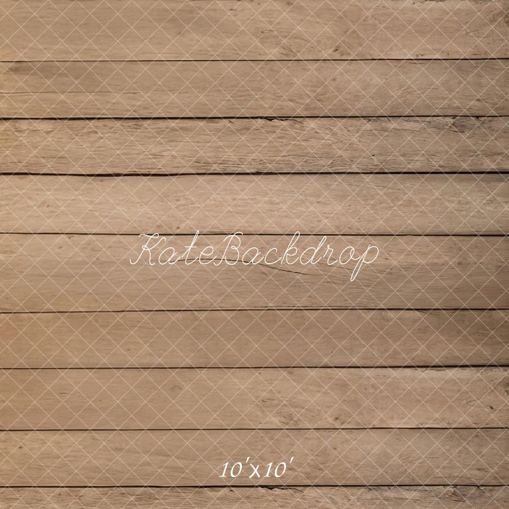 Kate Bois Planches Texture Brun Sol Toile de fond conçue par kate image - Kate Backdrop FR