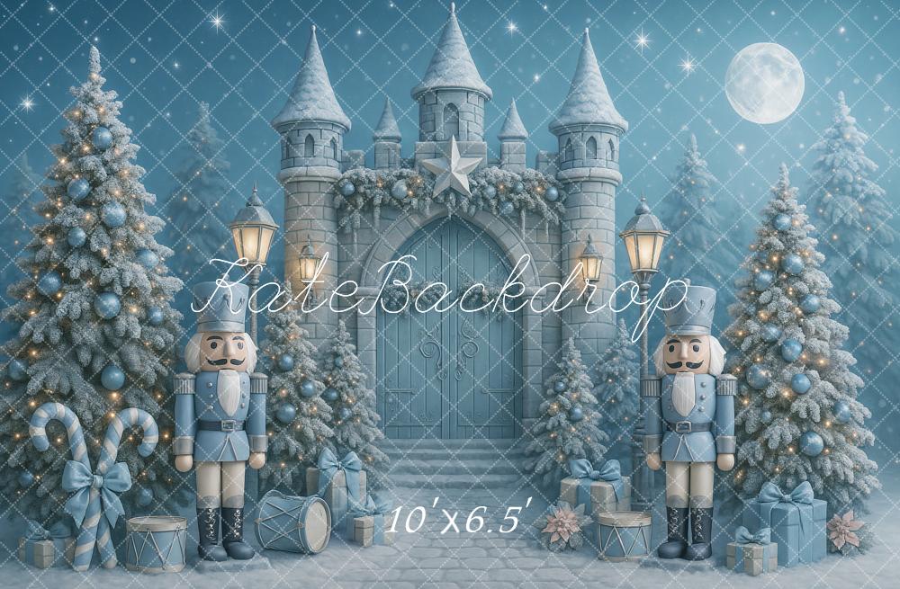 Kate Noël Casse-Noisette Sapins Château Bleu Toile de fond conçue par Ashley Paul