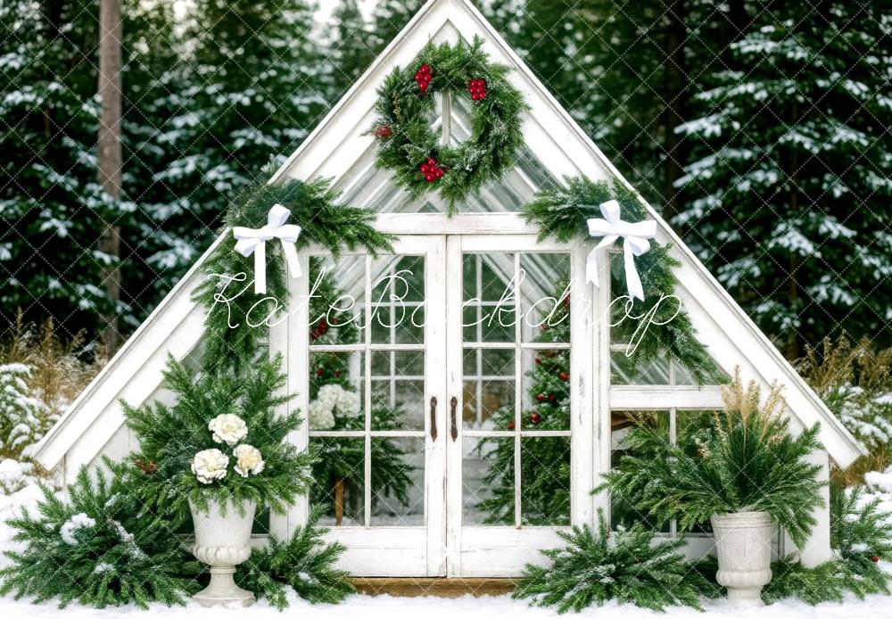 Kate Noël Serre Végétaux Forêt Toile de fond conçue par Mini MakeBelieve - Kate Backdrop FR