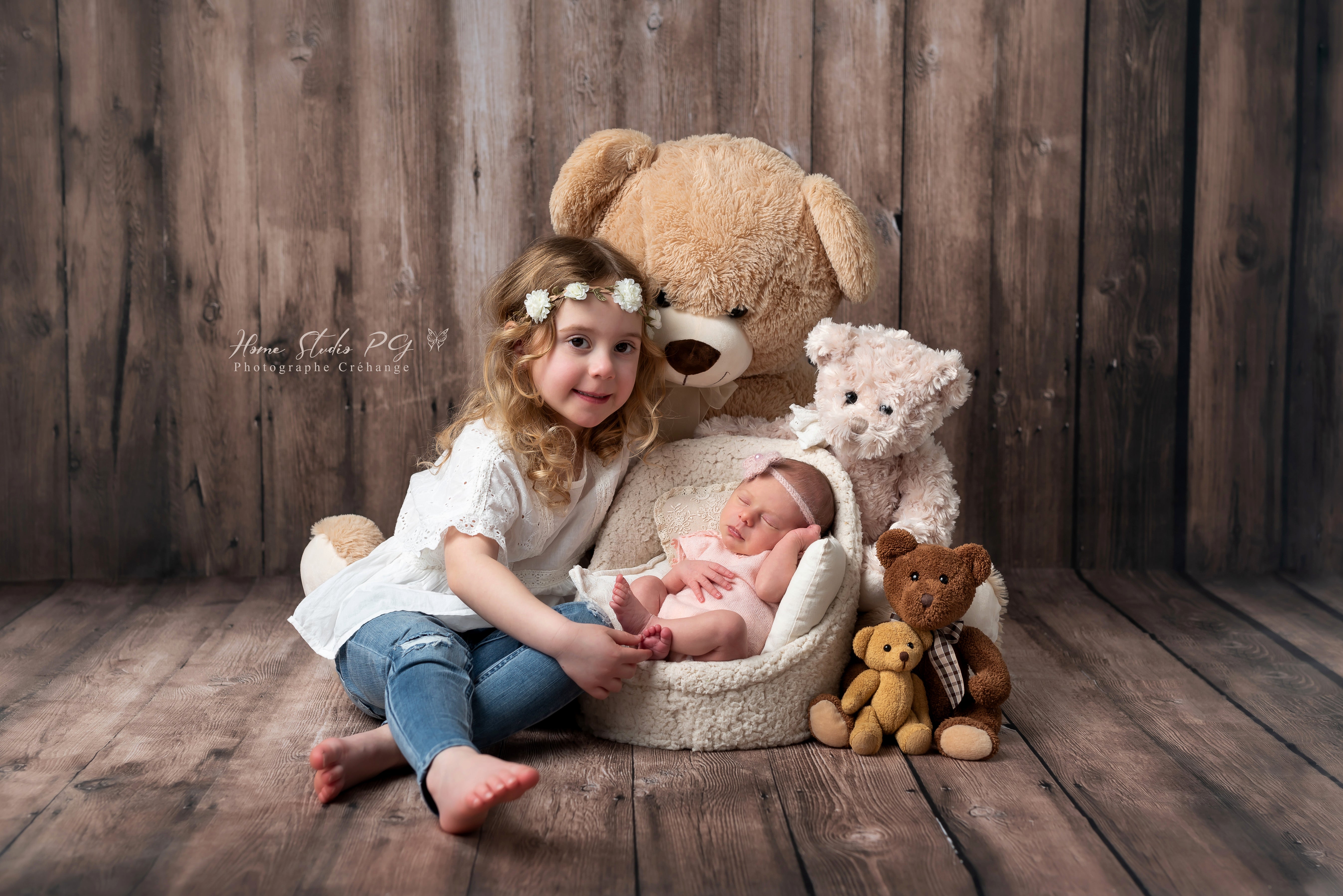 Kate Murale Bois Brun Foncé Rétro Sol Toile de fond pour la photographie - Kate Backdrop FR