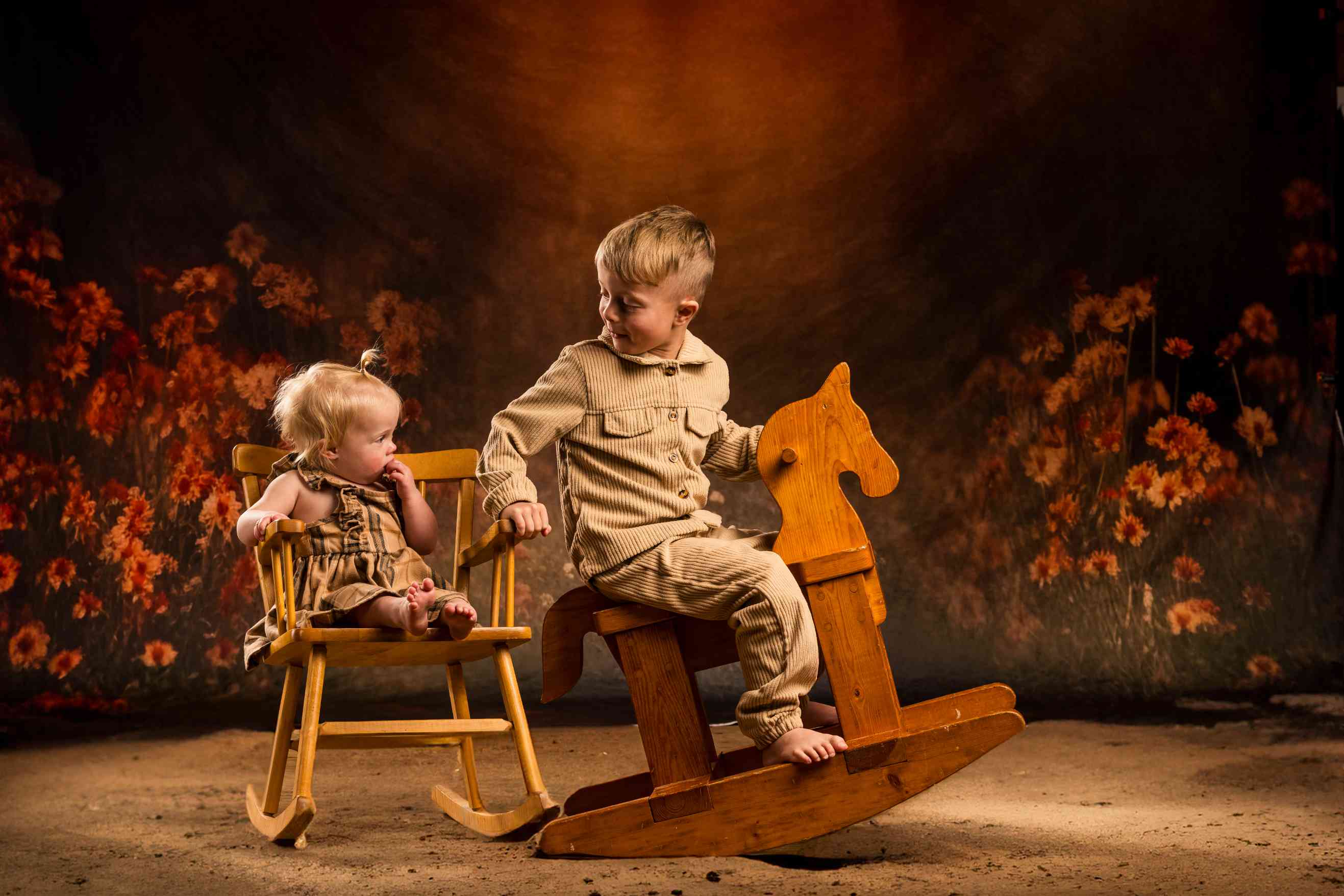 Kate Fleurs Arbres Jaune Flou Toile de fond pour la photographie - Kate Backdrop FR