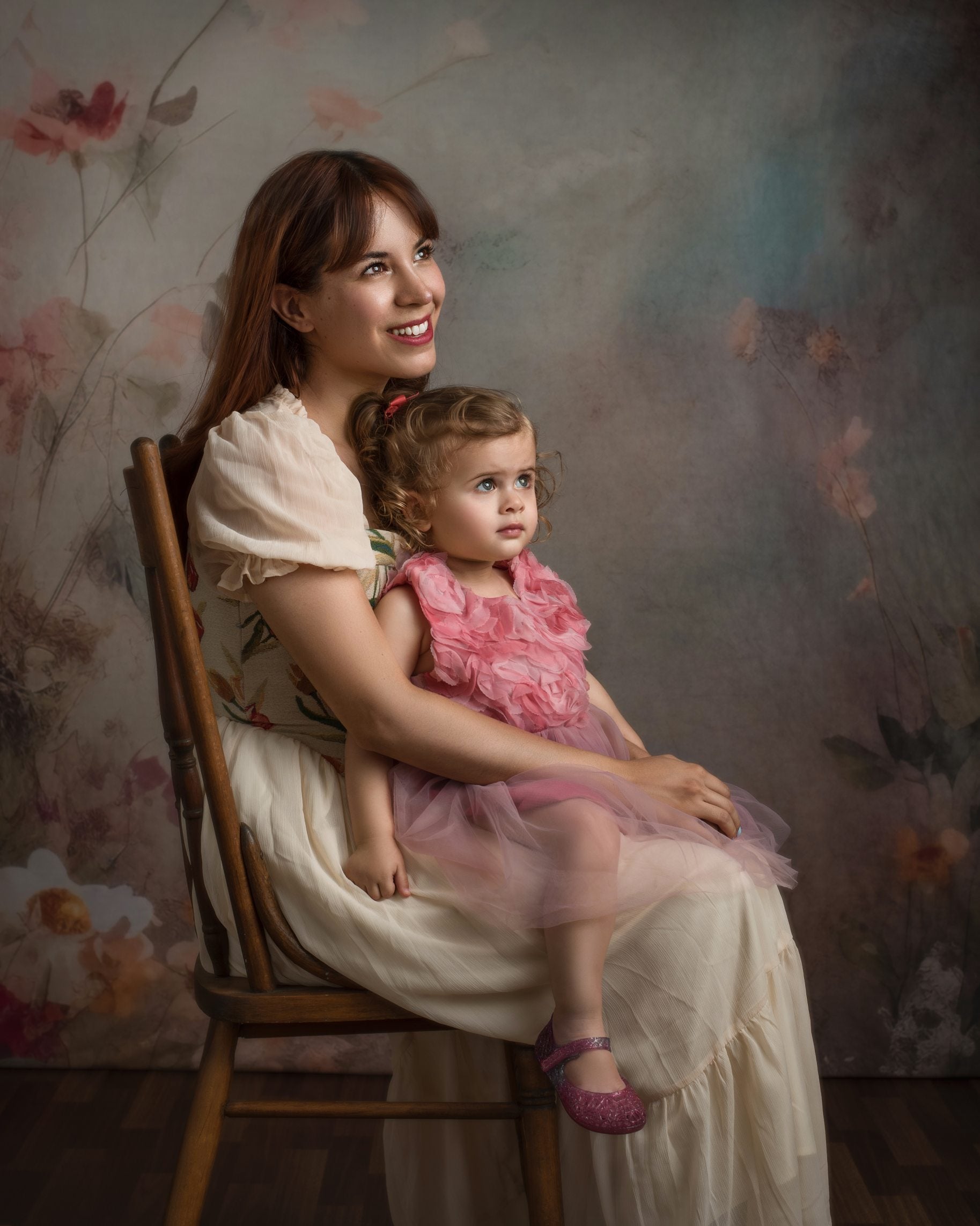 Offres Éclair Kate Fleurs Mystique Beaux-Arts Toile de fond en Laine Conçu par Patty Robert - Kate Backdrop FR