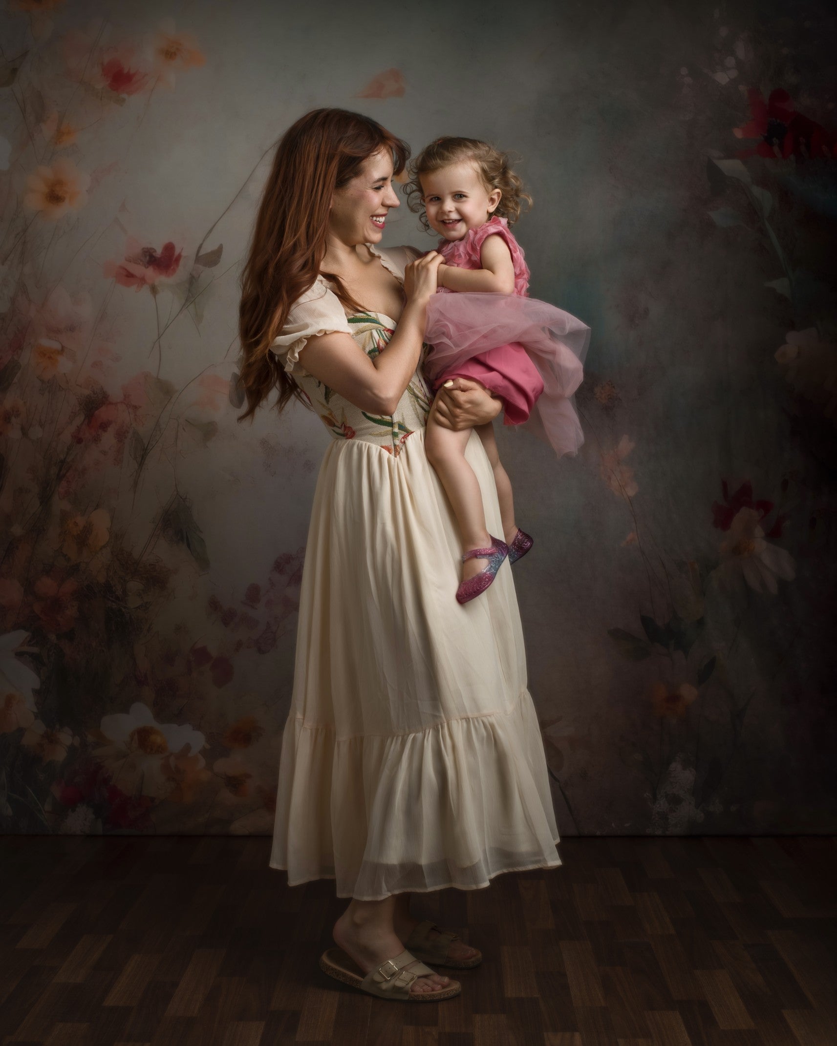 Offres Éclair Kate Fleurs Mystique Beaux-Arts Toile de fond en Laine Conçu par Patty Robert - Kate Backdrop FR