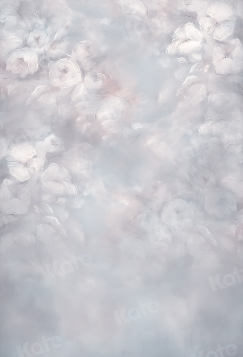 Kate Floral Beaux-Arts Peinture à l'huile Toile de fond pour la photographie - Kate Backdrop FR