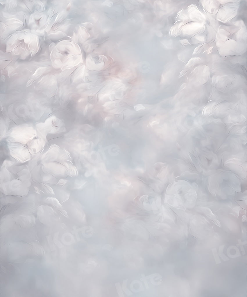 Kate Floral Beaux-Arts Peinture à l'huile Toile de fond pour la photographie - Kate Backdrop FR