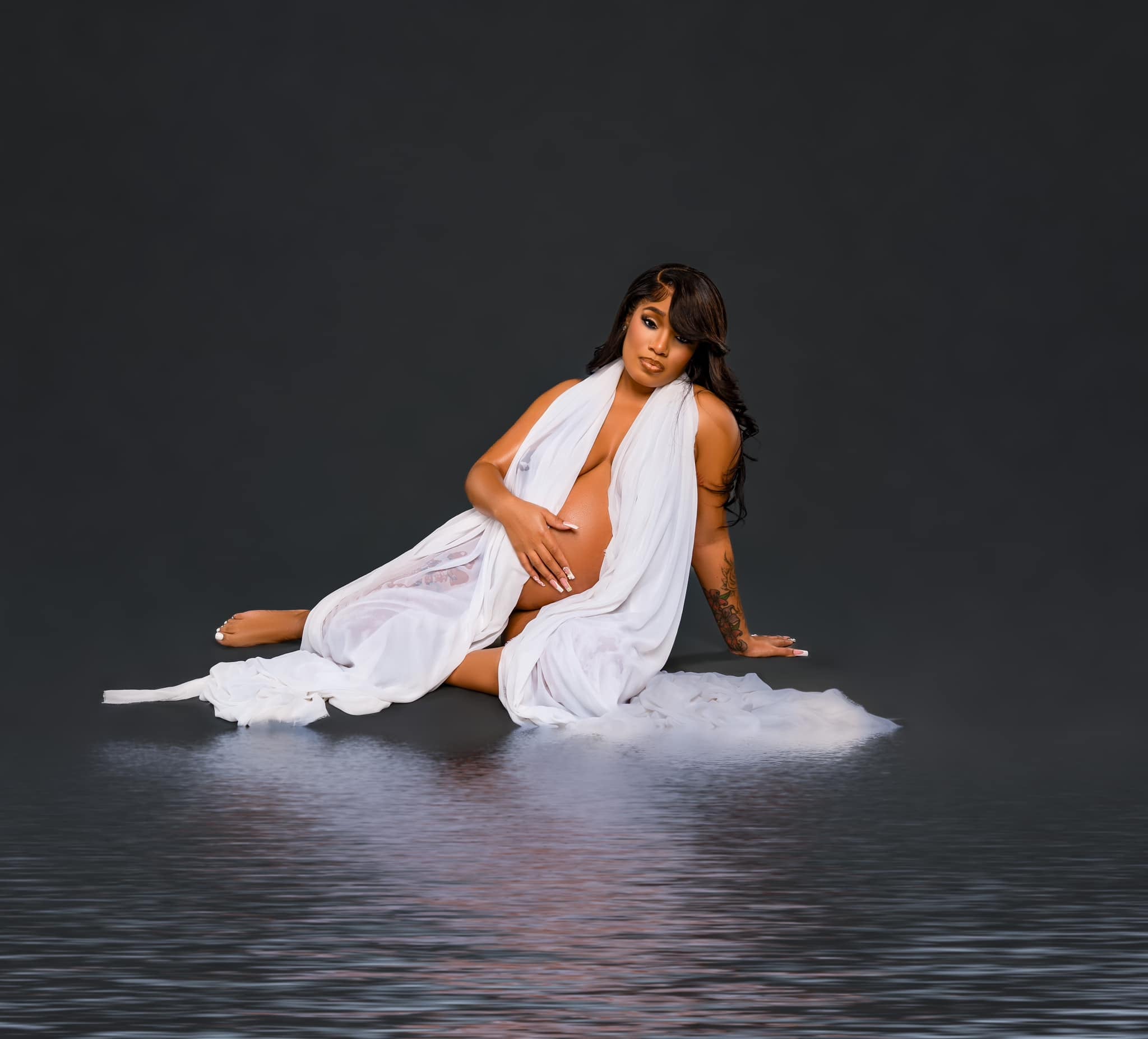 Kate Abstrait Gris foncé Portrait Toile de fond pour la photographie - Kate Backdrop FR