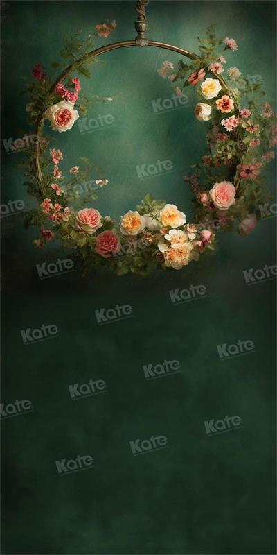 Kate Sweep Mur-à-Sol Beaux-Arts Fête des mères Fleurs Toile de fond pour la photographie - Kate Backdrop FR