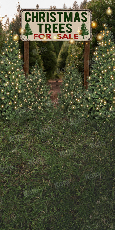 Kate Sweep Mur-à-Sol Sapin de Noël Vendre arbres Toile de fond pour la photographie - Kate Backdrop FR