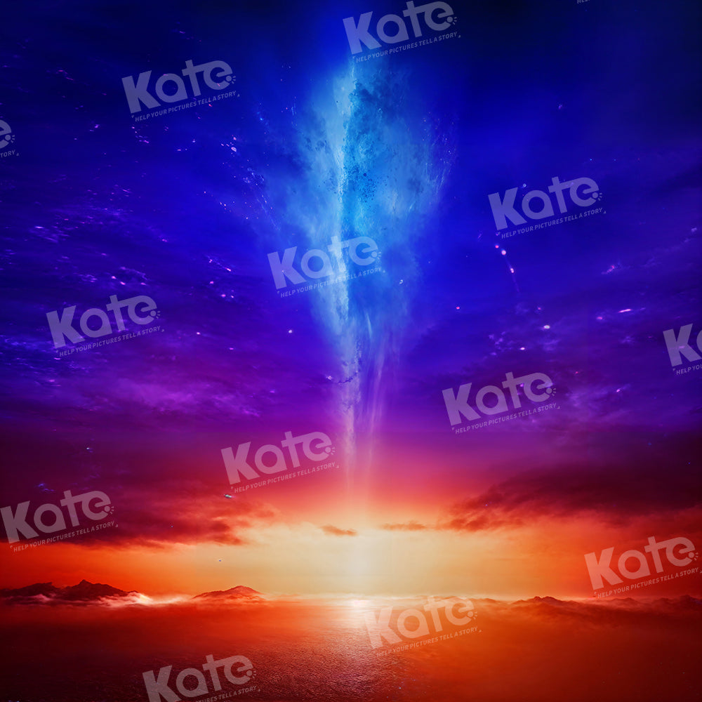 Kate Ciel Bleu Foudre Tonnerre Toile de fond pour la photographie - Kate Backdrop FR