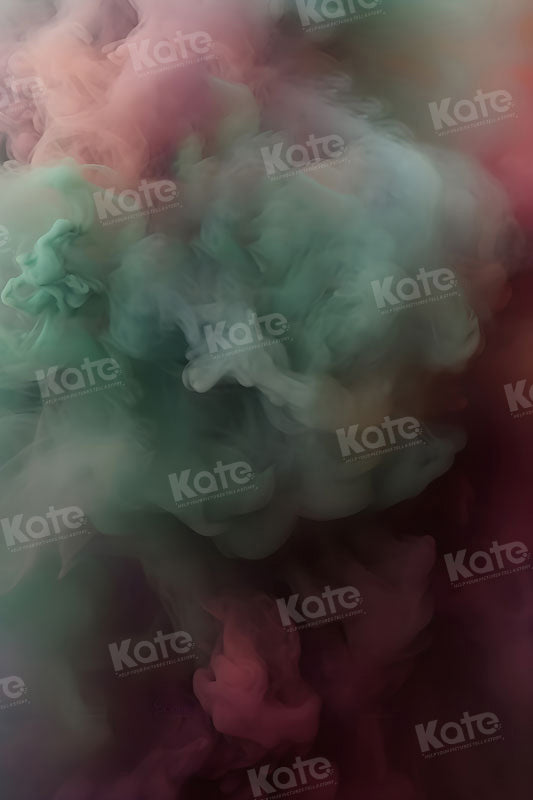 Kate Abstrait Fumée colorée Toile de fond pour la photographie