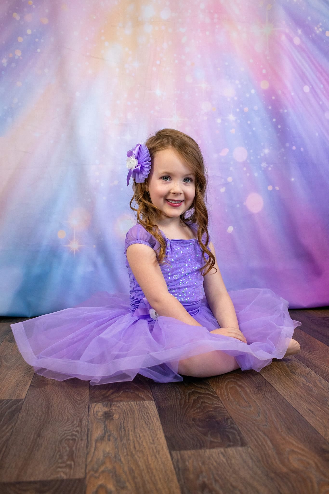 Kate Bokeh Violet Paillettes Doré Fête Toile de fond conçue par GQ - Kate Backdrop FR