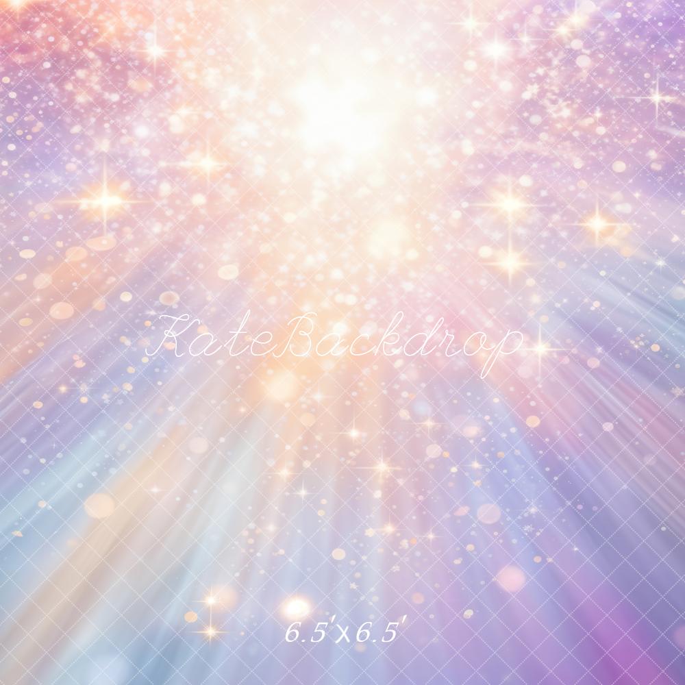 Kate Bokeh Violet Paillettes Doré Fête Toile de fond conçue par GQ - Kate Backdrop FR