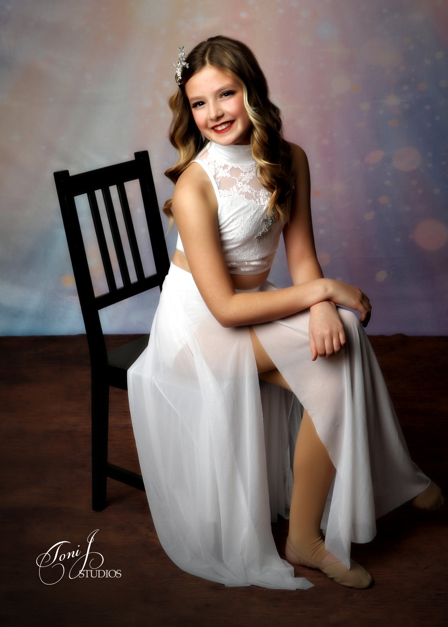 Kate Bokeh Violet Paillettes Doré Fête Toile de fond conçue par GQ - Kate Backdrop FR