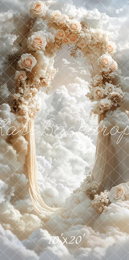Kate Rêveur Arche de Fleurs Nuage Toile de fond conçue par Chain Photographie - Kate Backdrop FR