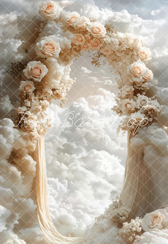 Kate Rêveur Arche de Fleurs Nuage Toile de fond conçue par Chain Photographie - Kate Backdrop FR