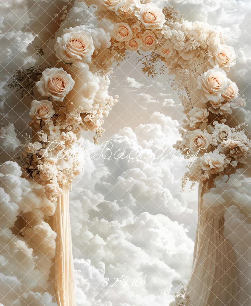 Kate Rêveur Arche de Fleurs Nuage Toile de fond conçue par Chain Photographie - Kate Backdrop FR