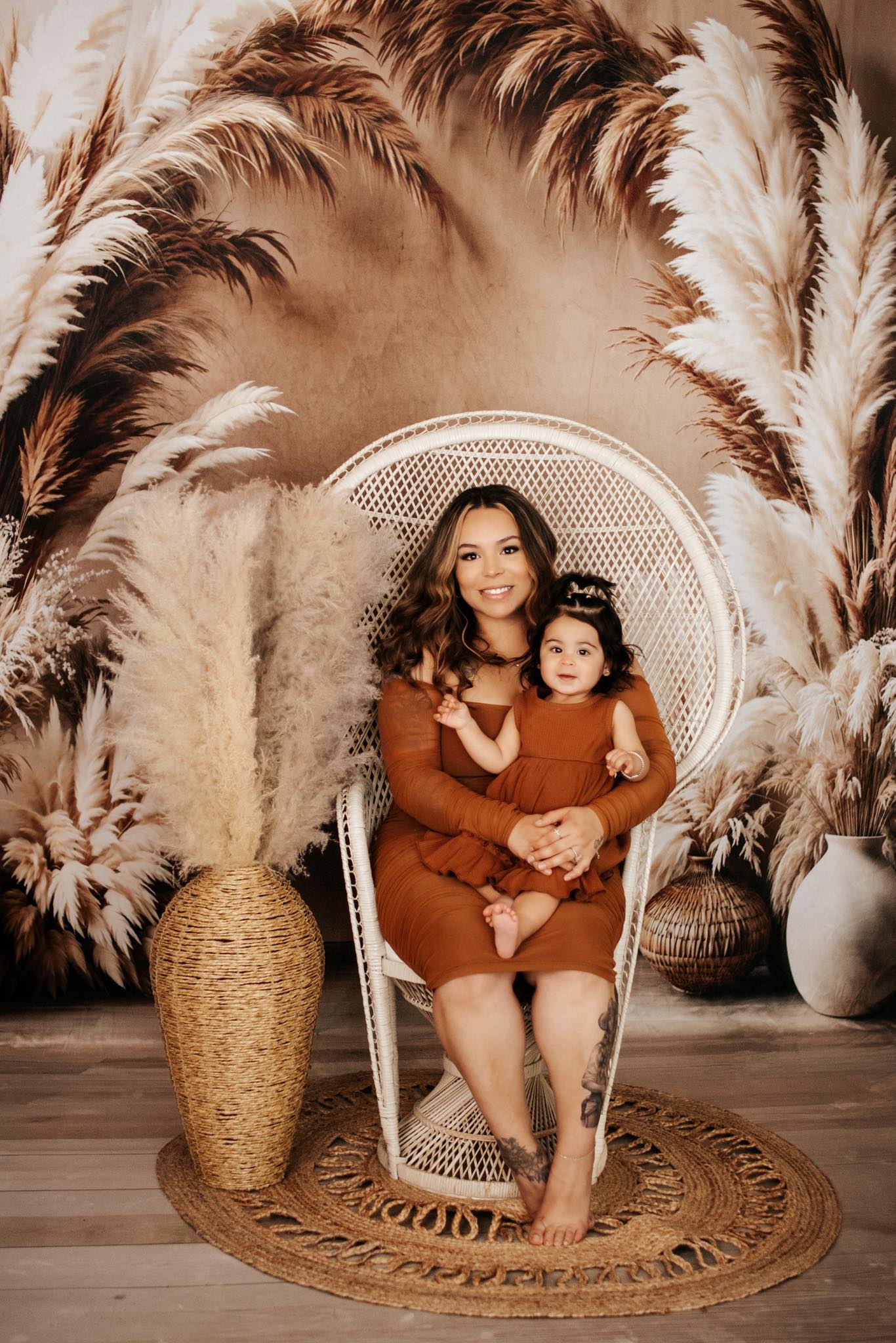 Kate Sweep Mur-à-Sol Bohème Arche Beige Élégant Toile de fond conçue par Emetselch - Kate Backdrop FR