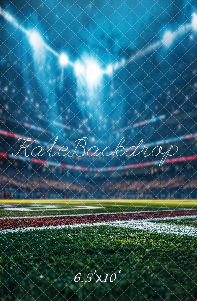 Kate Sports Stade de football Nuit Toile de fond conçue par Emetselch - Kate Backdrop FR