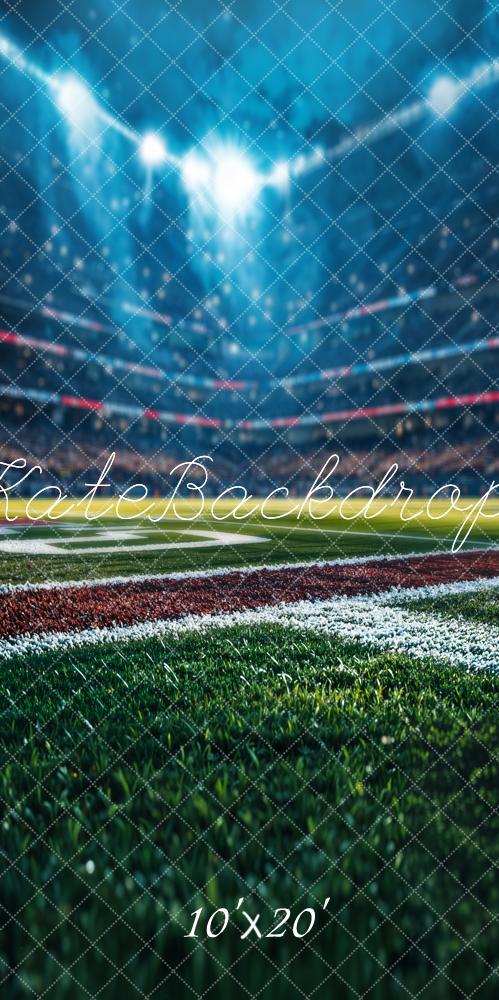 Kate Sports Stade de football Nuit Toile de fond conçue par Emetselch - Kate Backdrop FR
