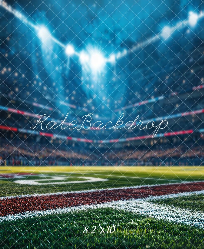 Kate Sports Stade de football Nuit Toile de fond conçue par Emetselch - Kate Backdrop FR