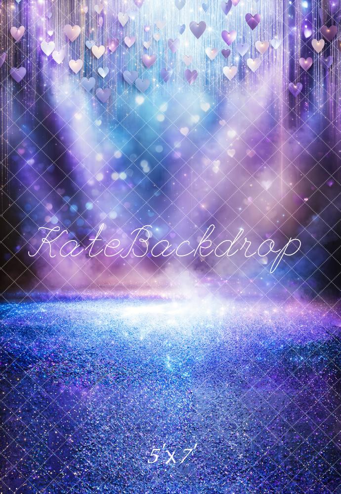 Kate Bokeh Scène Éclairage Paillettes Violet Toile de fond conçue par Chain Photographie - Kate Backdrop FR