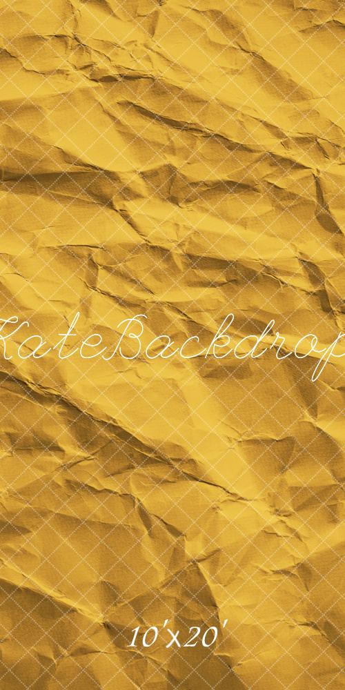 Kate Jaune Texture de Papier Froissé Toile de fond conçue par Emetselch - Kate Backdrop FR