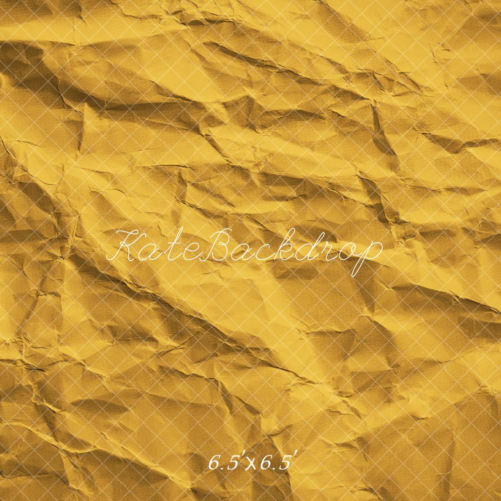 Kate Jaune Texture de Papier Froissé Toile de fond conçue par Emetselch - Kate Backdrop FR