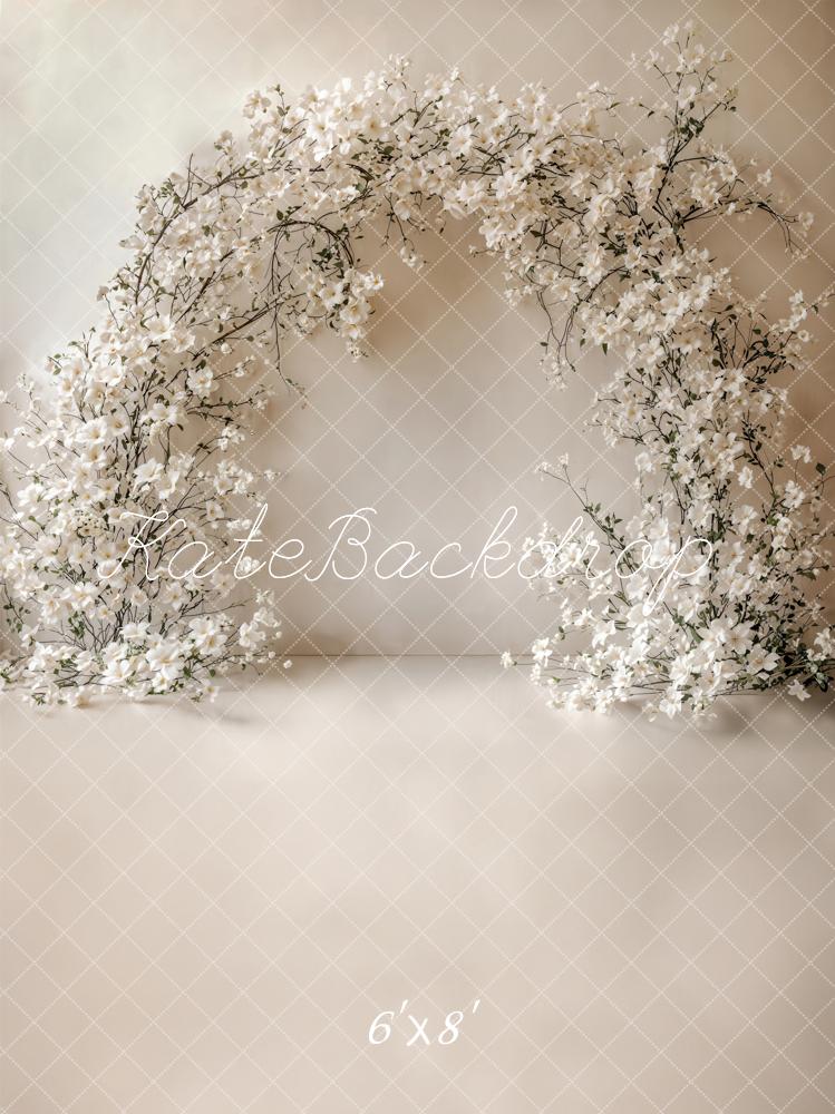 Kate Fleur Arche Élégant Blanc Toile de fond conçue par Chain Photographie - Kate Backdrop FR