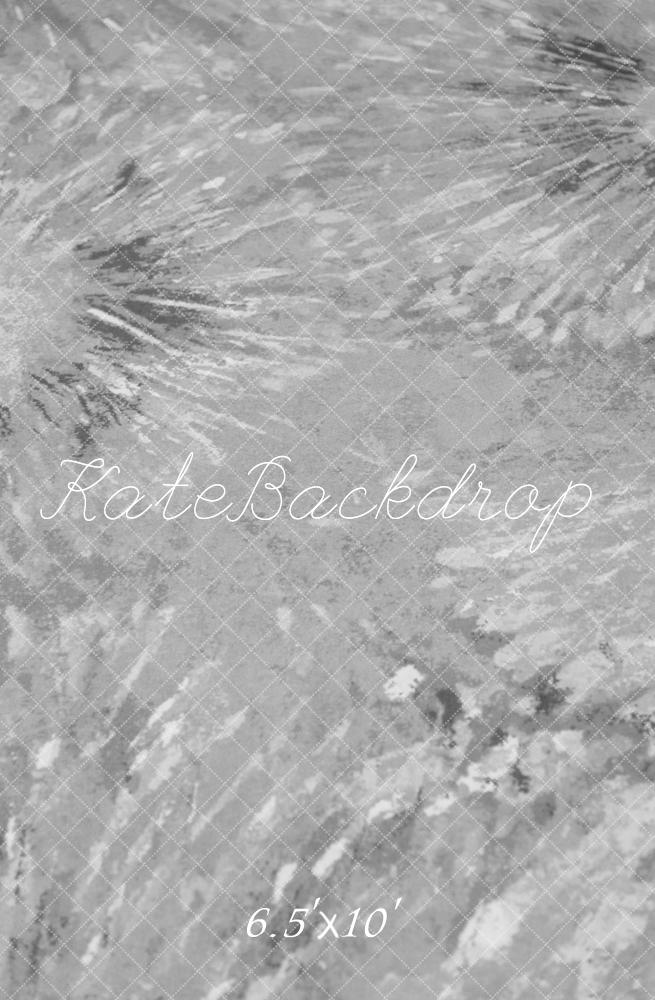 Kate Abstrait Gris Portrait Toile de fond conçue par Michele Ernst Photographie - Kate Backdrop FR