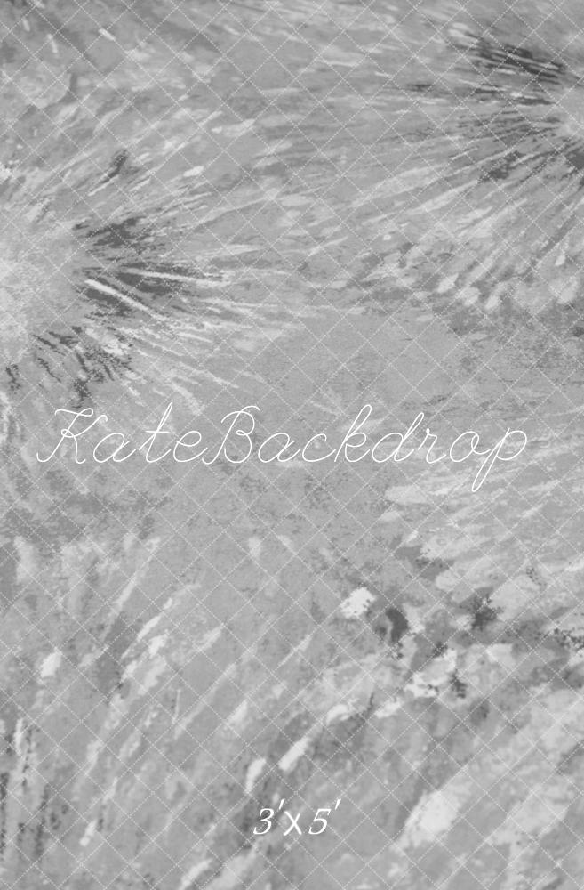 Kate Abstrait Gris Portrait Toile de fond conçue par Michele Ernst Photographie - Kate Backdrop FR