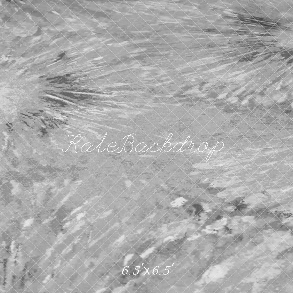 Kate Abstrait Gris Portrait Toile de fond conçue par Michele Ernst Photographie - Kate Backdrop FR