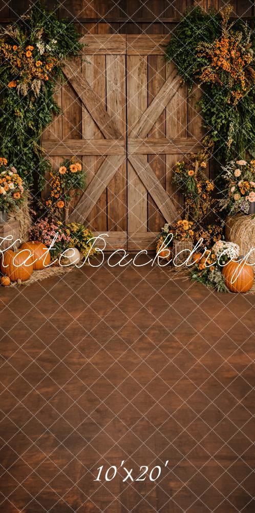 Kate Automne Rustique Grange Porte Toile de fond conçue par Emetselch - Kate Backdrop FR