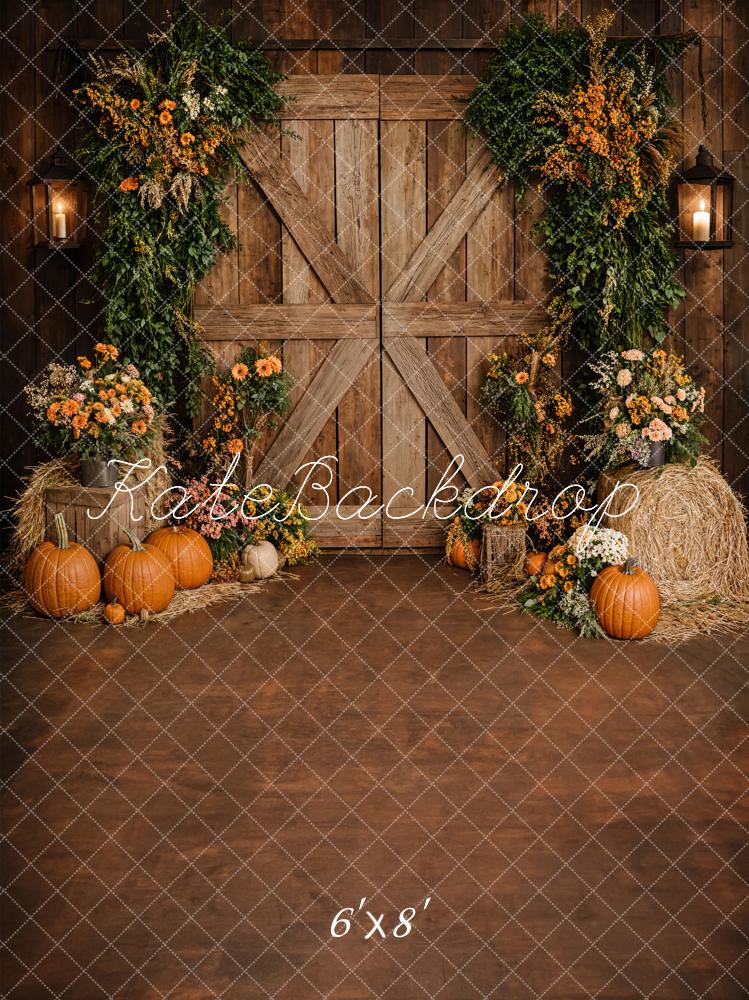 Kate Automne Rustique Grange Porte Toile de fond conçue par Emetselch - Kate Backdrop FR