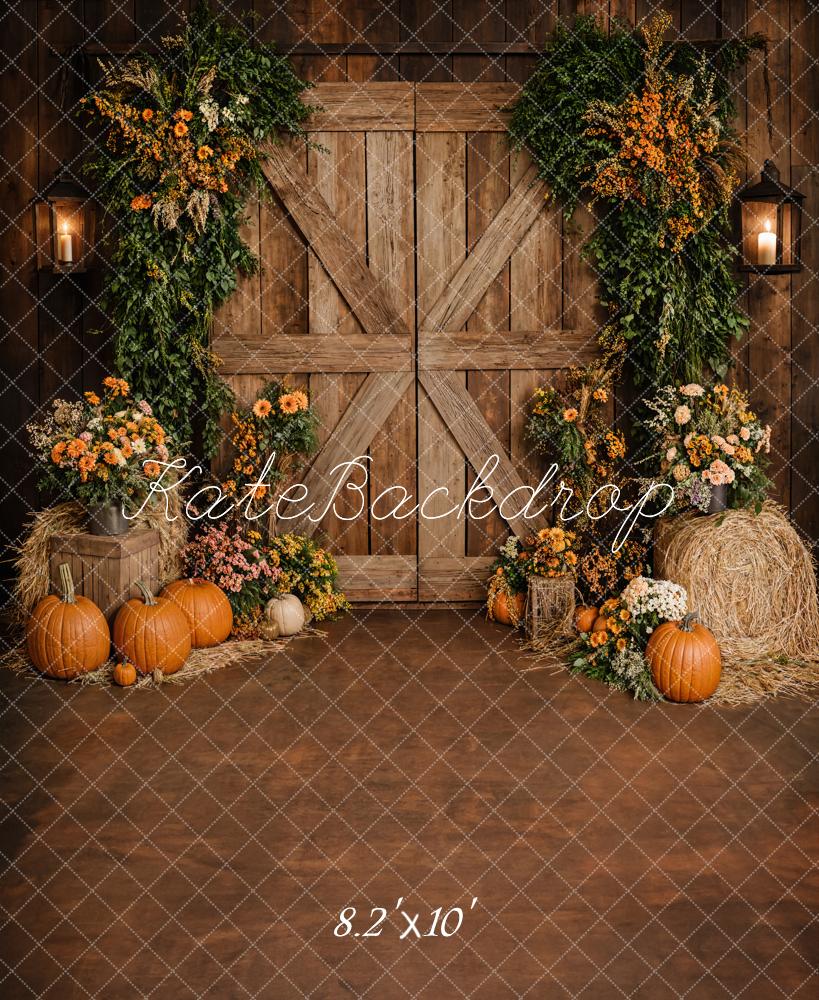 Kate Automne Rustique Grange Porte Toile de fond conçue par Emetselch - Kate Backdrop FR