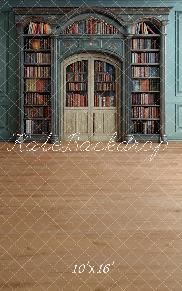 Kate Sweep Mur-à-Sol Bibliothèque Étagère à livres Toile de fond conçue par Lidia Redekopp - Kate Backdrop FR
