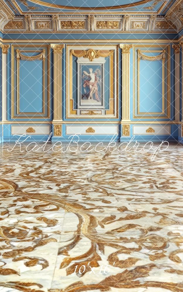 Kate Sweep Mur-à-Sol Chambre Royale Élégant Toile de fond conçue par Lidia Redekopp - Kate Backdrop FR