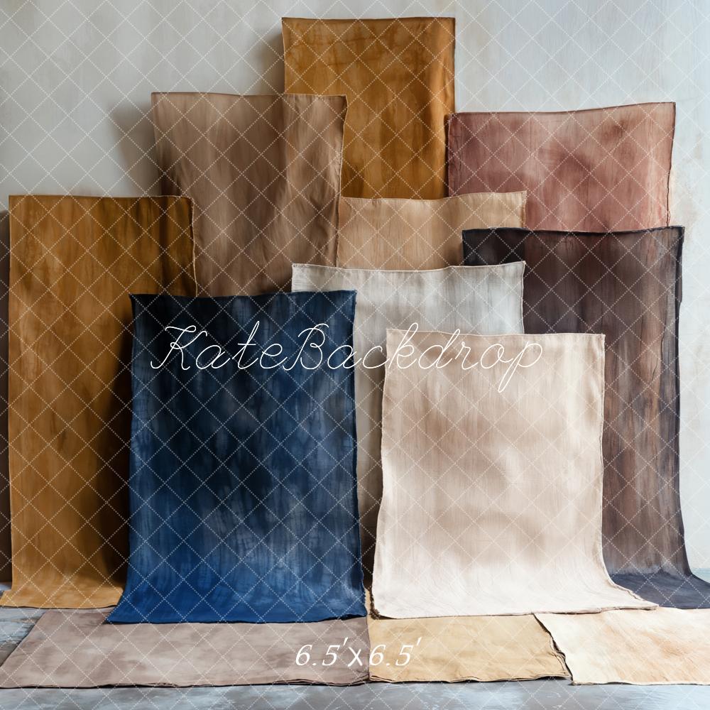 Kate Abstrait Blocs de couleur Portrait Toile de fond conçue par Emetselch - Kate Backdrop FR
