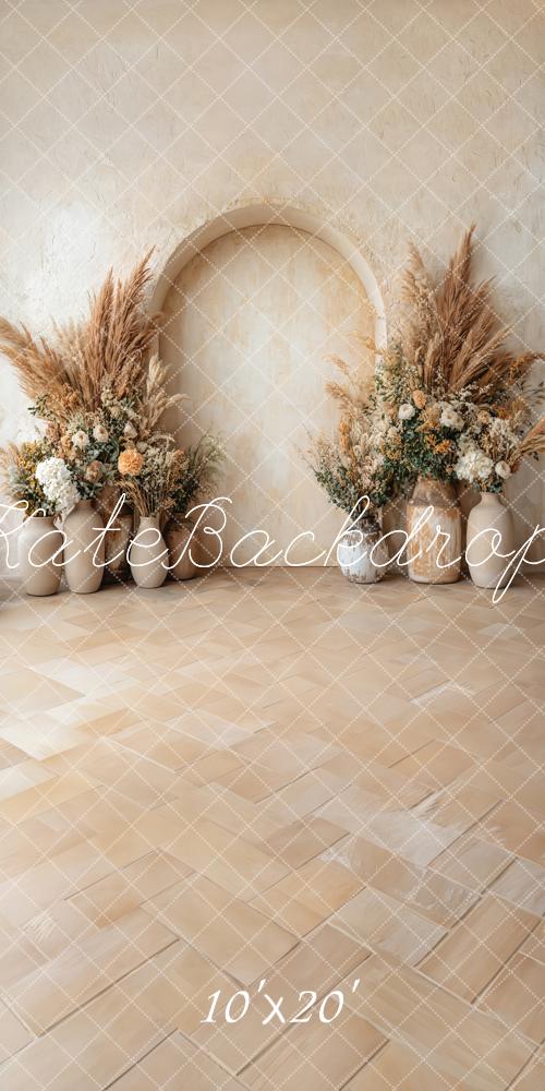 Kate Bohème Arche Fleurs Fête des Mères Toile de fond conçue par Emetselch - Kate Backdrop FR