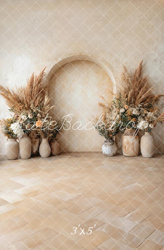 Kate Bohème Arche Fleurs Fête des Mères Toile de fond conçue par Emetselch - Kate Backdrop FR