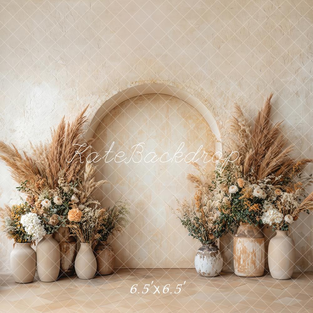 Kate Bohème Arche Fleurs Fête des Mères Toile de fond conçue par Emetselch - Kate Backdrop FR