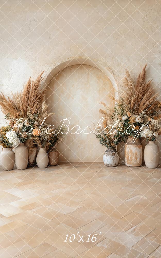 Kate Sweep Mur-à-Sol Bohème Arche Fête des Mères Toile de fond conçue par Emetselch - Kate Backdrop FR